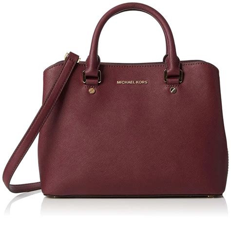 Michael Kors Women's Savannah Medium Saffiano Leather 